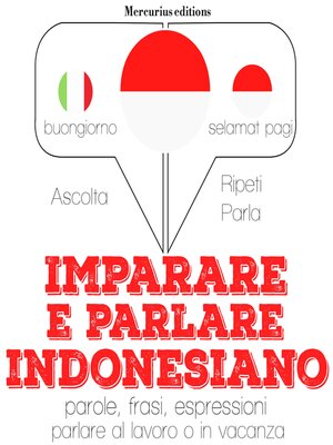 cover image of Imparare & parlare indonesiano